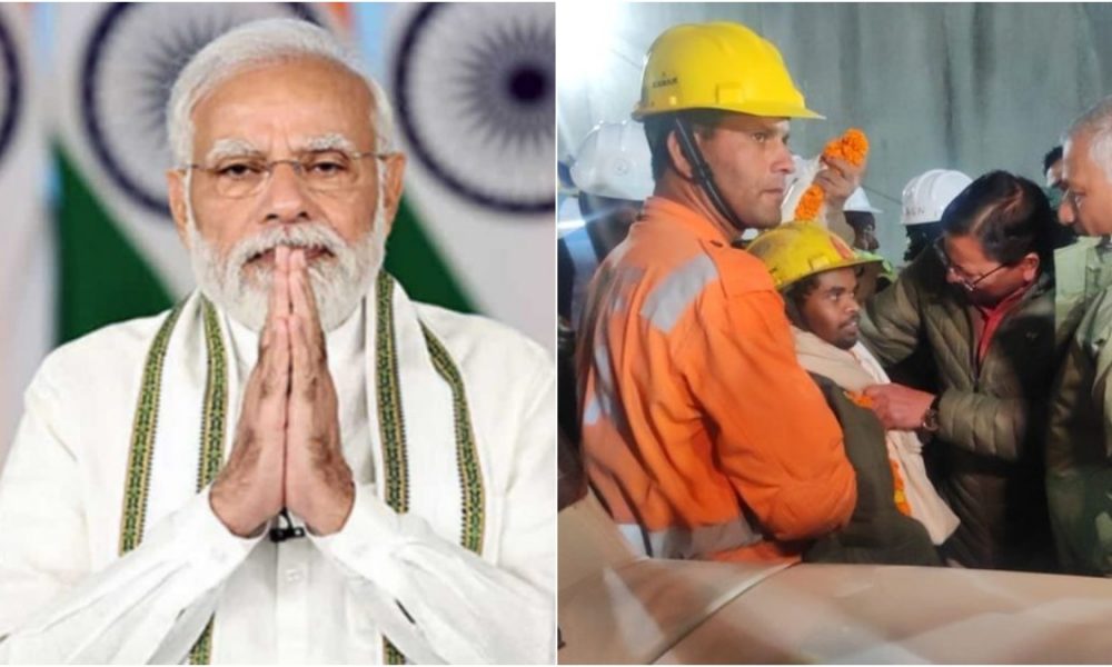 Uttarkashi Tunnel Collapse: PM Modi extends gratitude towards the trapped workers and rescue team of Silkyara Tunnel