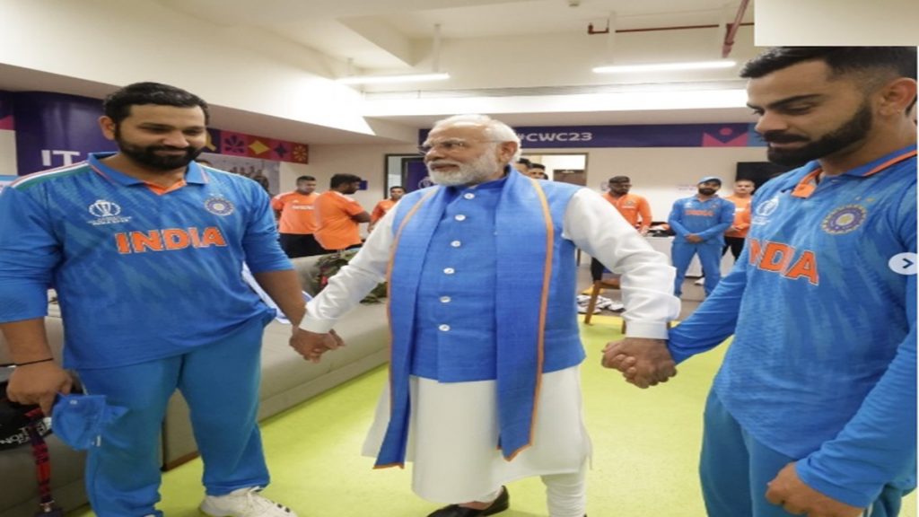 PM Modi -- Rohit & Kohli