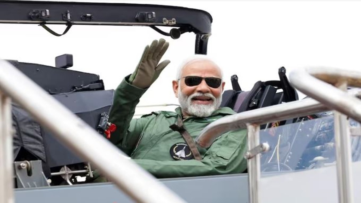Prime Minister Narendra Modi becomes 1st PM to fly LCA Tejas