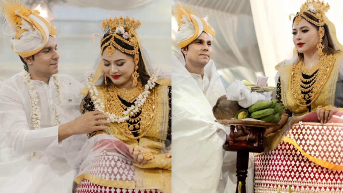 Randeep Hooda and Lin Laishram tied the knot in a traditional Meitei style; share official wedding pics