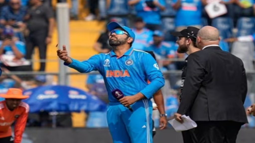 Rohit Sharma toss