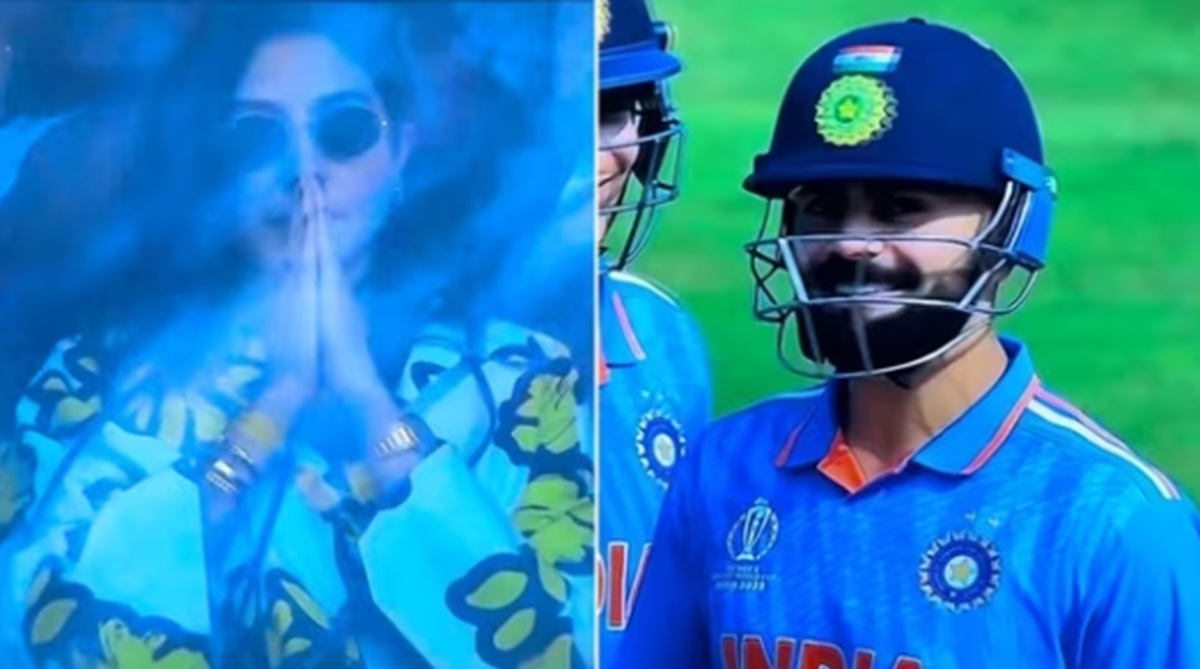Anushka’s gestures & prayers in the stands draws eyeballs while Kohli hunts for 50th century