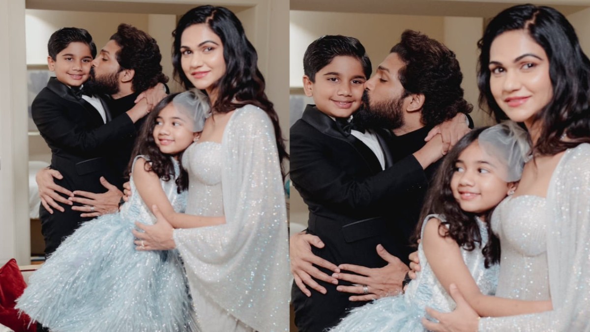 South Star Allu Arjun shares adorable pics with kids on the occasion of Children’s Day