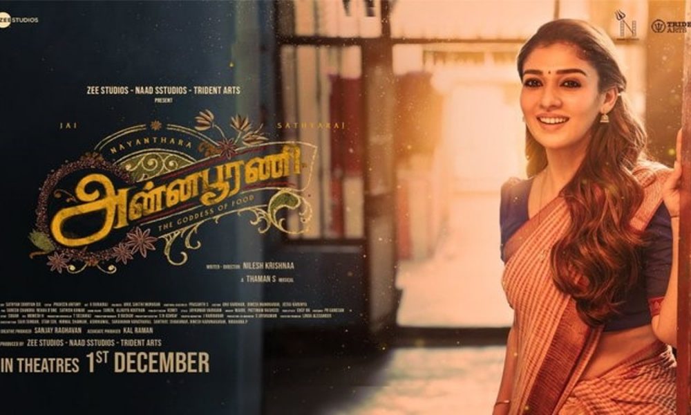 Annapoorani Trailer OUT: Nayanthara strives to be the greatest chef in India; she is the Goddess of Food