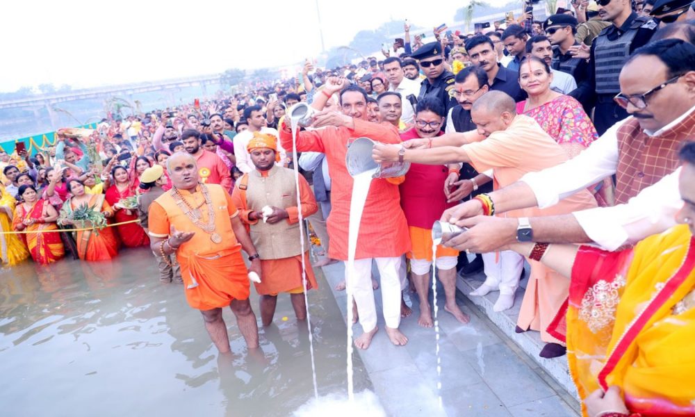 CM Yogi extends special wishes to women fasting for Chhath festival in Bhojpuri