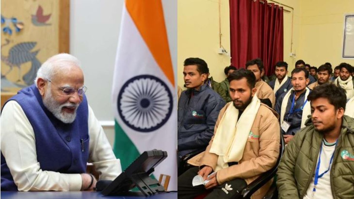Prime Minister Narendra Modi speaks to rescued workers from Uttarakhand Tunnel on phone, wish them all well and good health