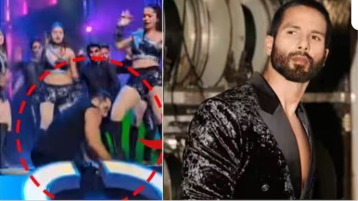 Shahid kapoor slips on stage while performing at IIFA, fans hailed his spirit