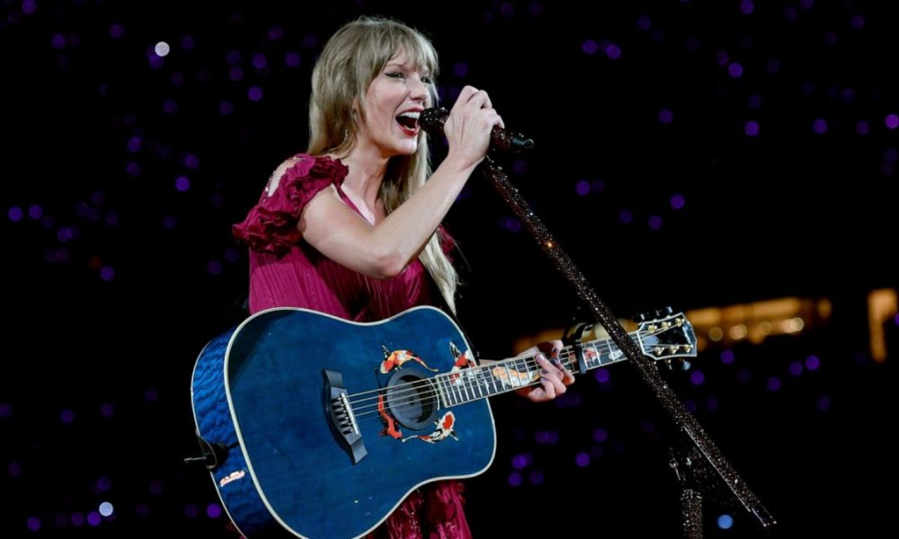 Taylor Swift announces The Eras Tour concert film to include 3 ...