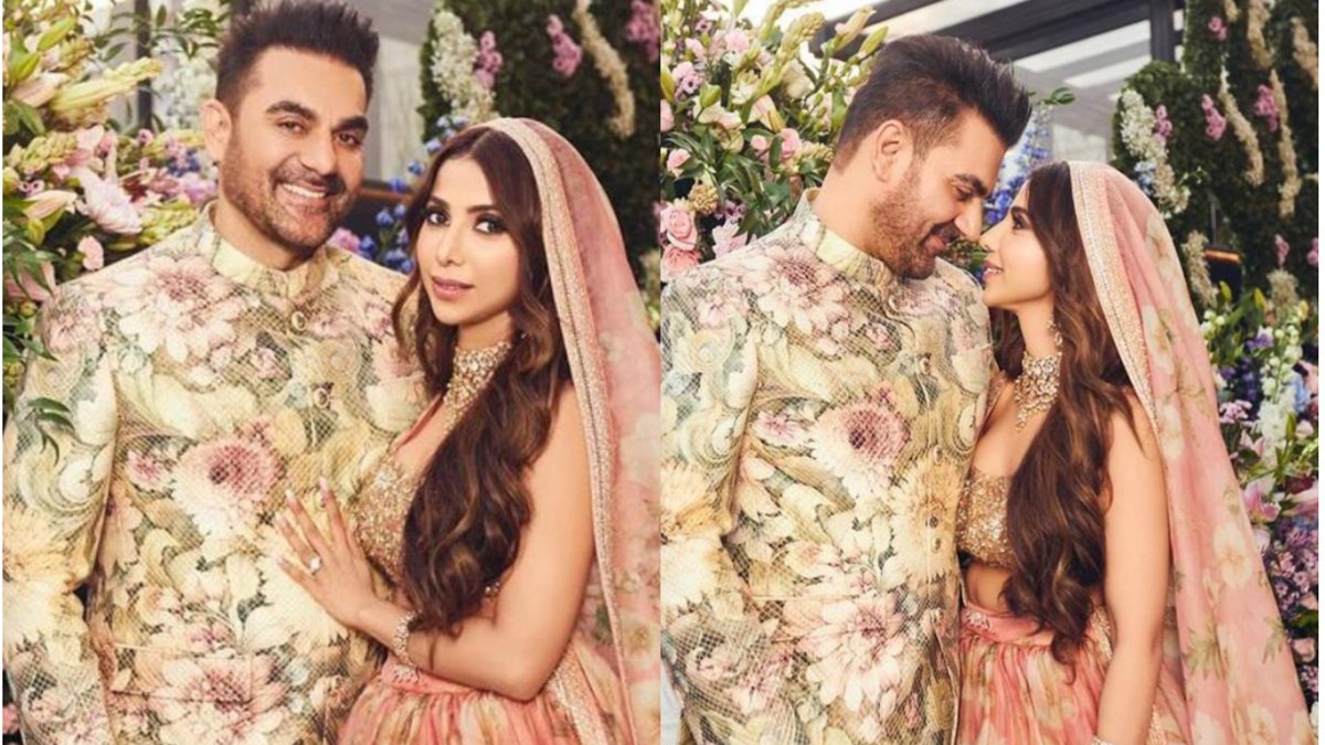 What is the age difference between Newlyweds Arbaaz Khan and Sshura Khan?