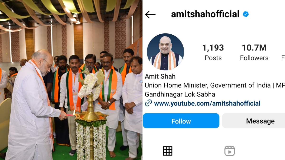 Home Minister Amit Shah’s Instagram account crosses 1 crore followers