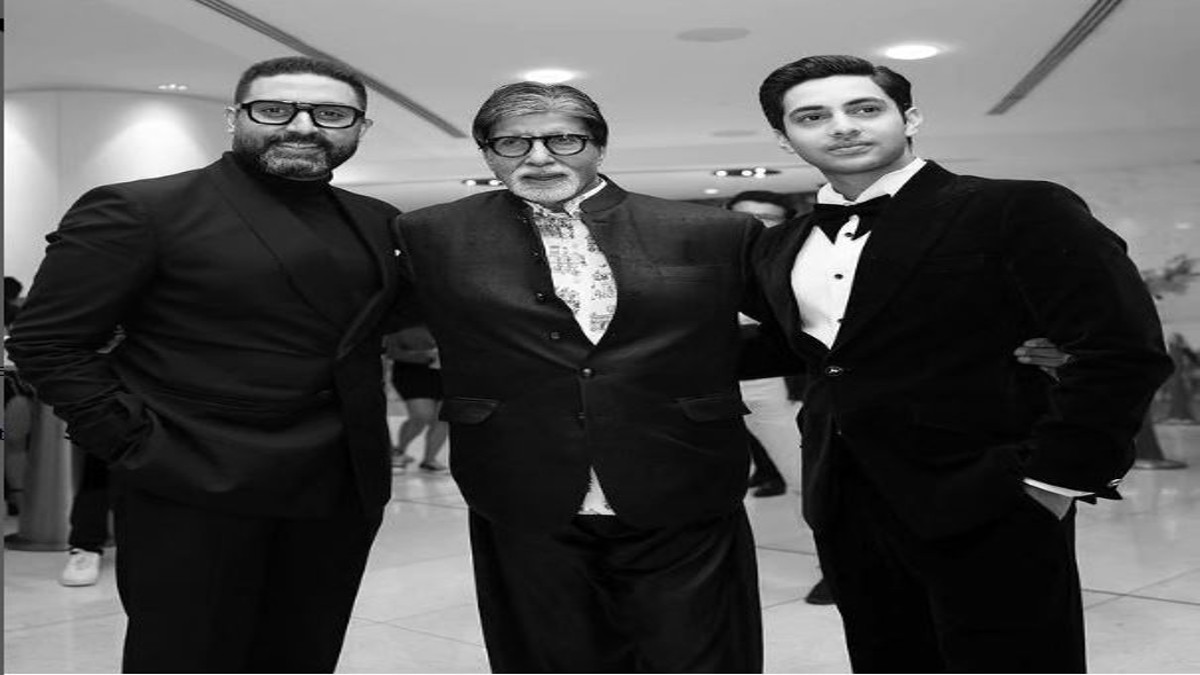 Bachchan Family comes together to cheer up Agastya Nanda at the Archies Premiere