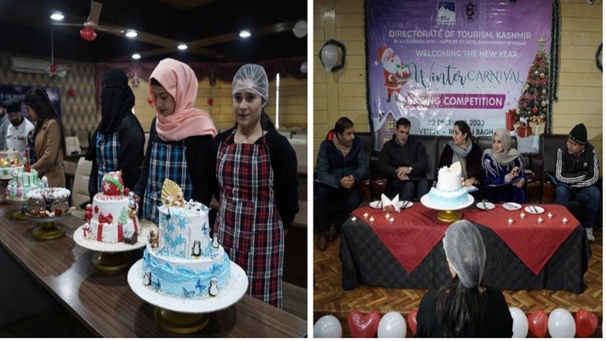 J&K Tourism Department rings in New Year with Christmas Cake