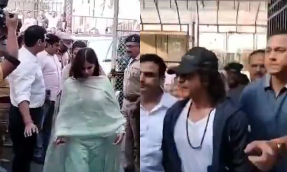 Shah Rukh Khan visits Shirdi temple ahead of Dunki release, seeks blessing of Sai Baba with daughter Suhana Khan