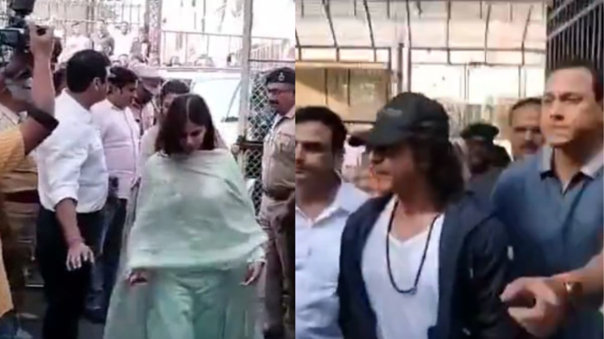 Shah Rukh Khan visits Shirdi temple ahead of Dunki release, seeks blessing of Sai Baba with daughter Suhana Khan