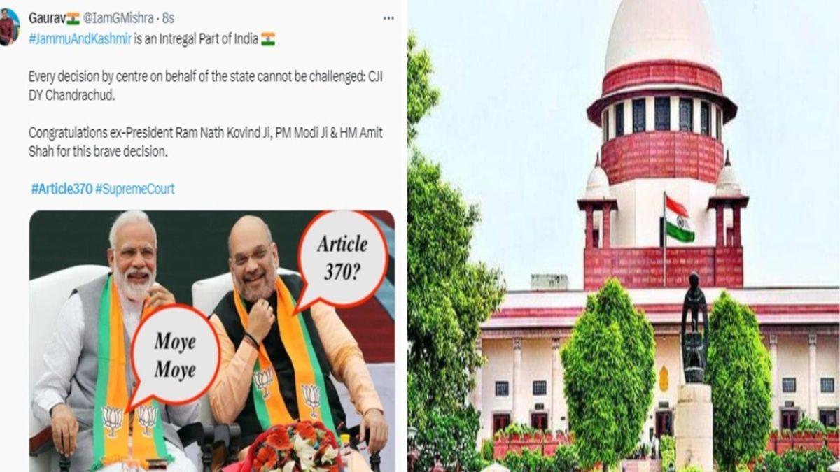 Social media flooded with memes as SC upholds Article 370 abrogation, check reactions