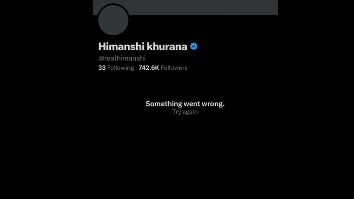 Himanshi Khurana deletes Twitter account