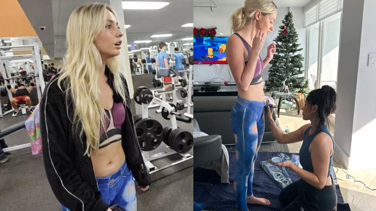 Viral Video: ‘Almost naked’ woman visits gym wearing body paint as social experiment, leaves internet fuming