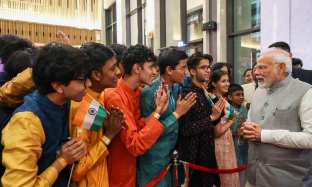 ‘Modi, Modi!’: Indian diaspora welcomes PM Modi in UAE with cheers, cultural celebrations