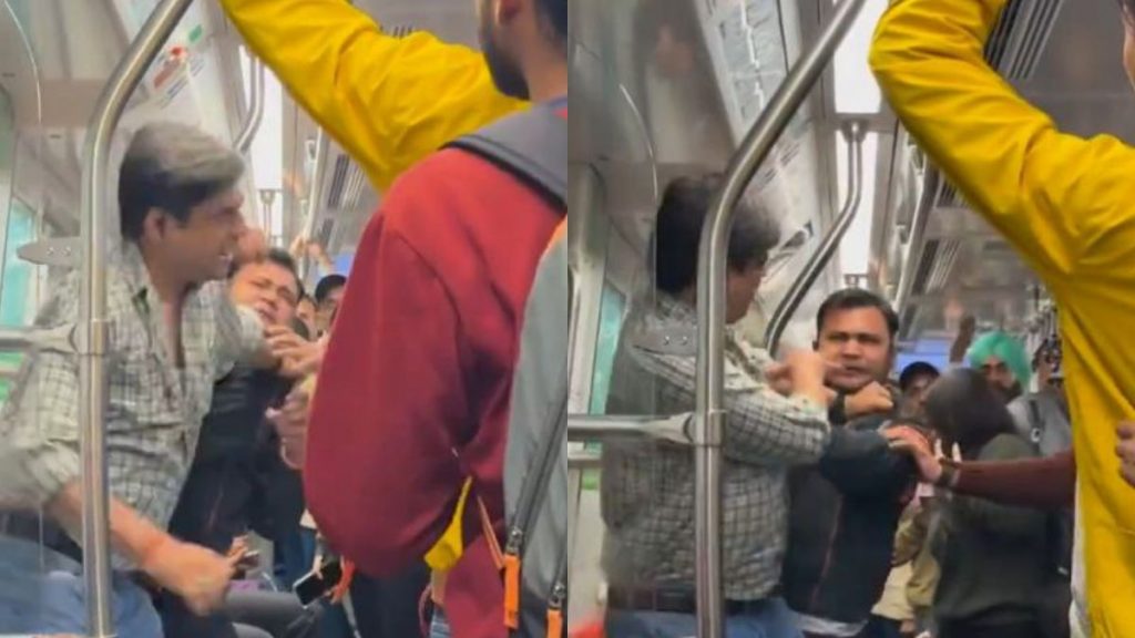 Delhi Metro Fight