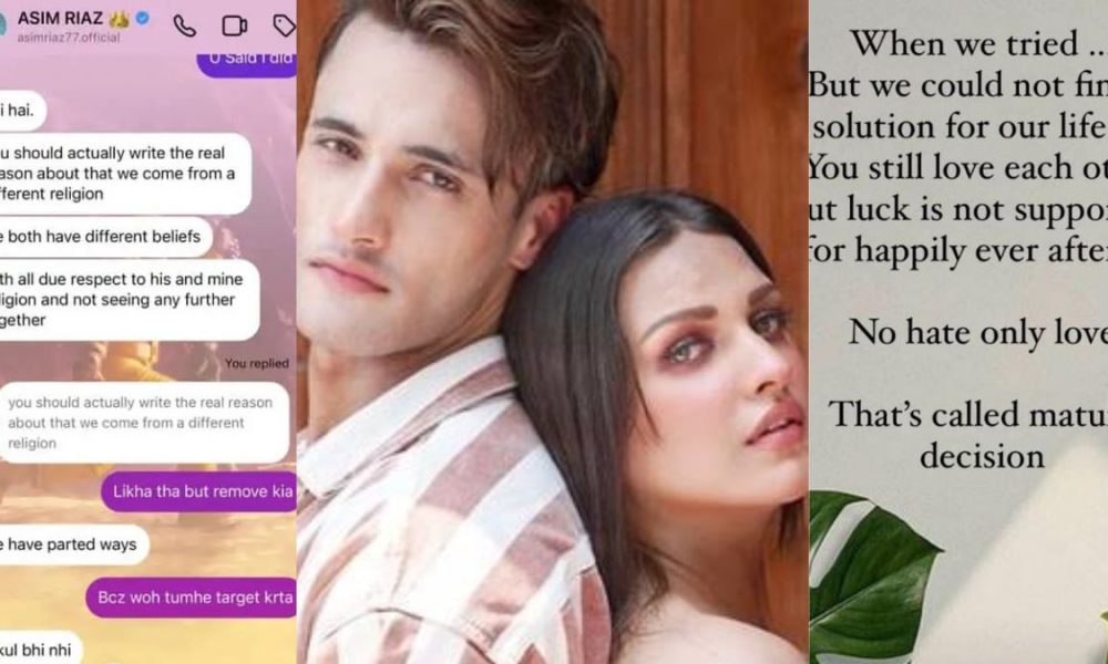 Himanshi Khurana shares screenshot of her chat with Asim Riaz, then deletes Twitter handle