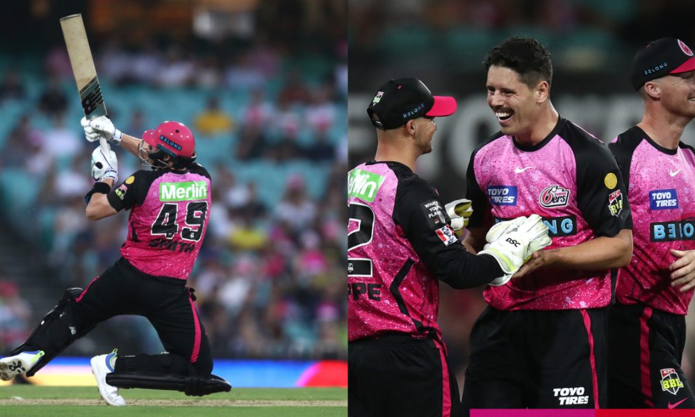 BBL 13: Smith and Dwarshuis stars as Sydney Sixers starts their campaign with a win