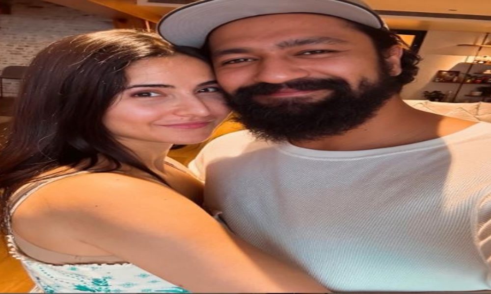 Katrina drops Heartfelt Pic of holding Vicky Kaushal in her arms on 2nd Wedding Anniversary