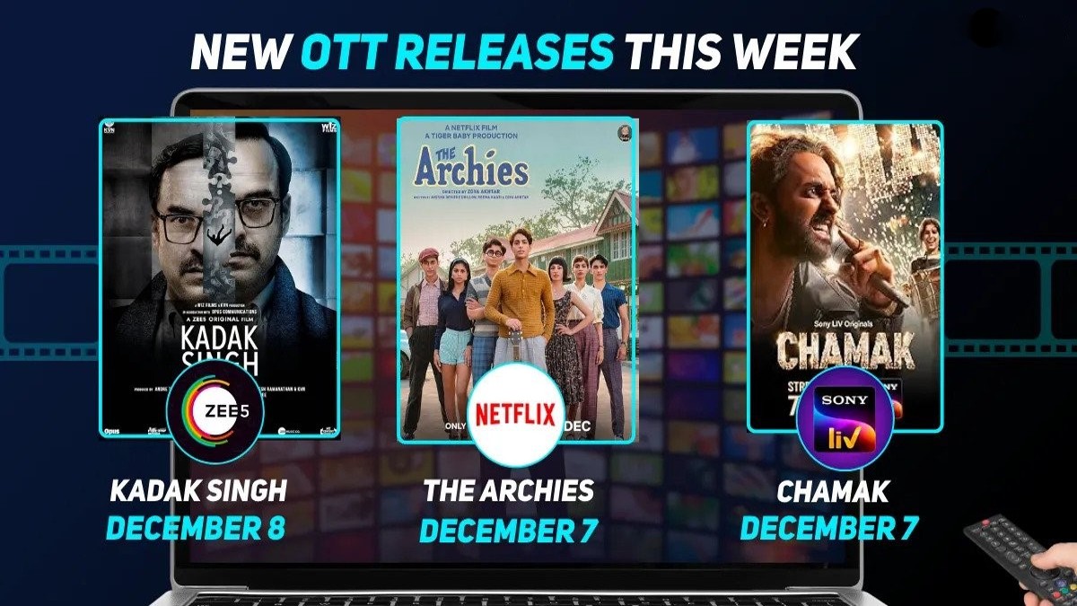 OTT releases this week (Dec 4-8): The Archies to Kadak Singh; array of movies to binge-watch