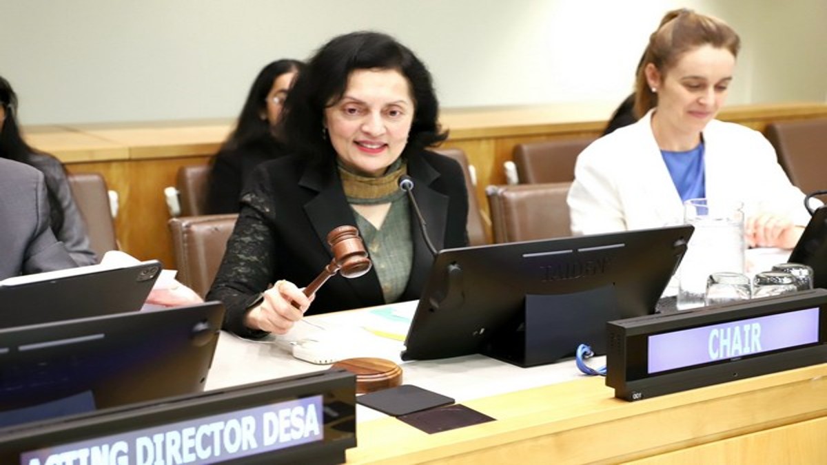 Ruchira Kamboj chairs briefing ahead of 62nd UN Commission for Social Development