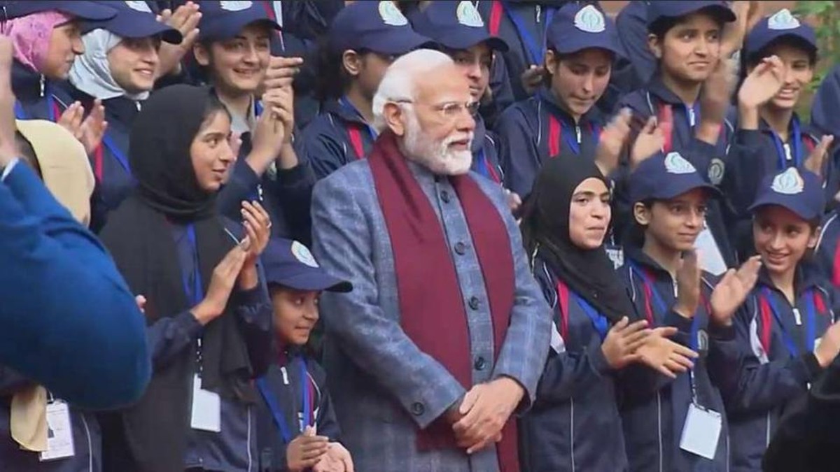 Youth of J-K have potential to excel in any field: PM Modi heart-to-heart conversation with students