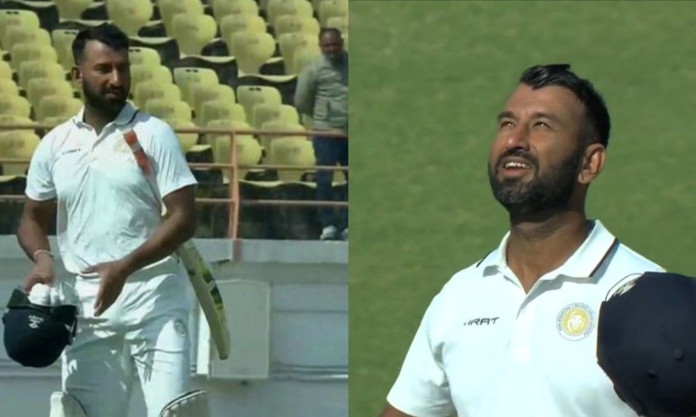 Cheteshwar Pujara submits his test team contendership, scores a magnificent double century in Ranji Trophy, netizens react