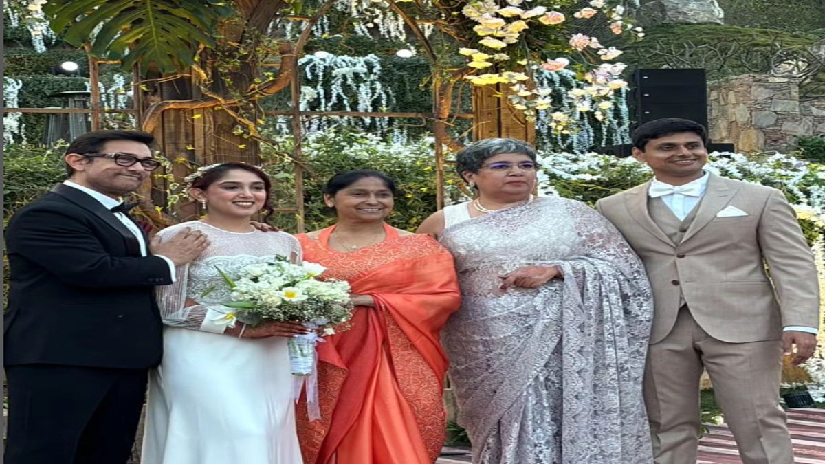 Ira Khan and Nupur Shikhare tie knot in Christian Ceremony