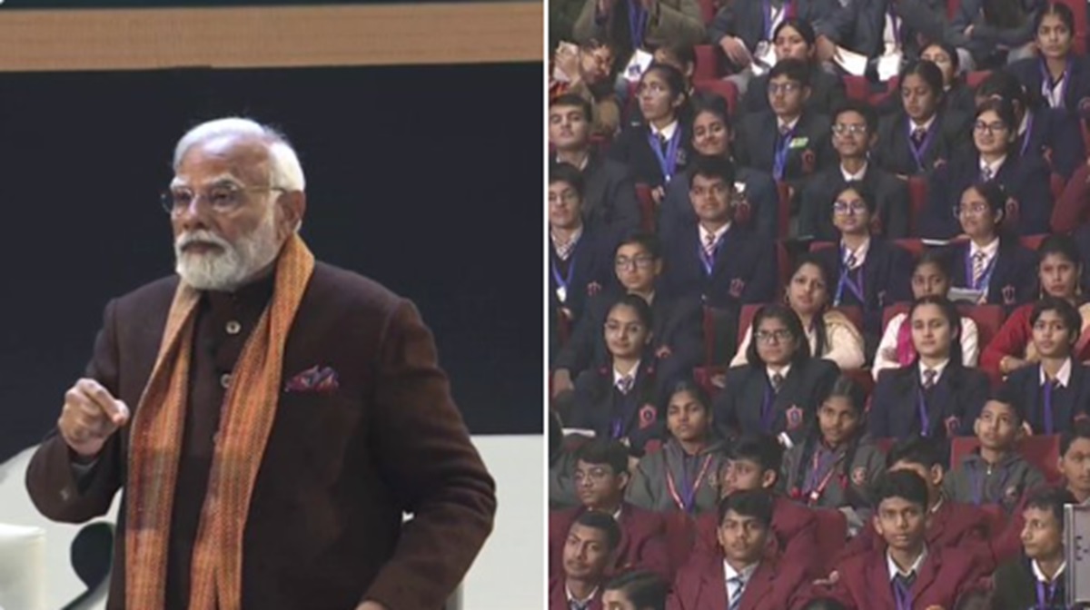 PM Modi interacts with students at Pariksha Pe Charcha