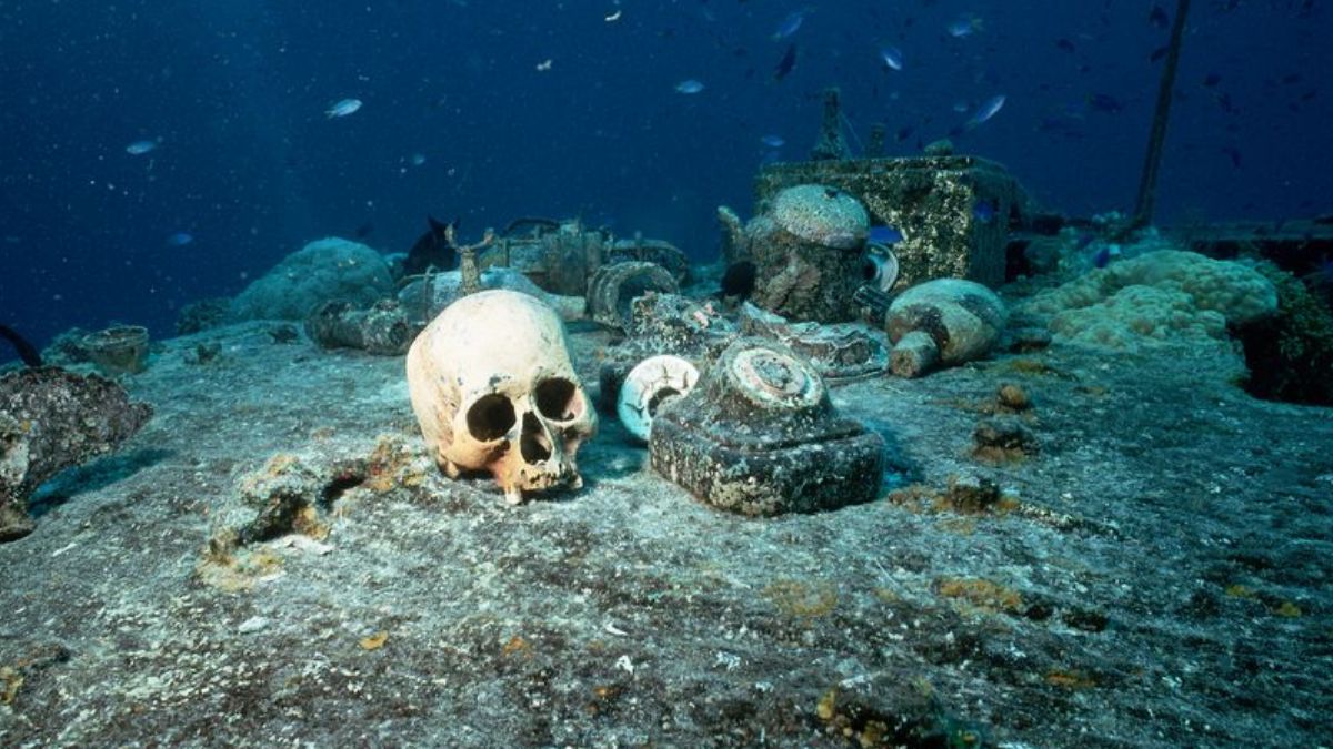 Watch: Fascinating images from ‘World’s Largest Underwater Graveyard’ believed to be haunted by souls of WW2 soldiers