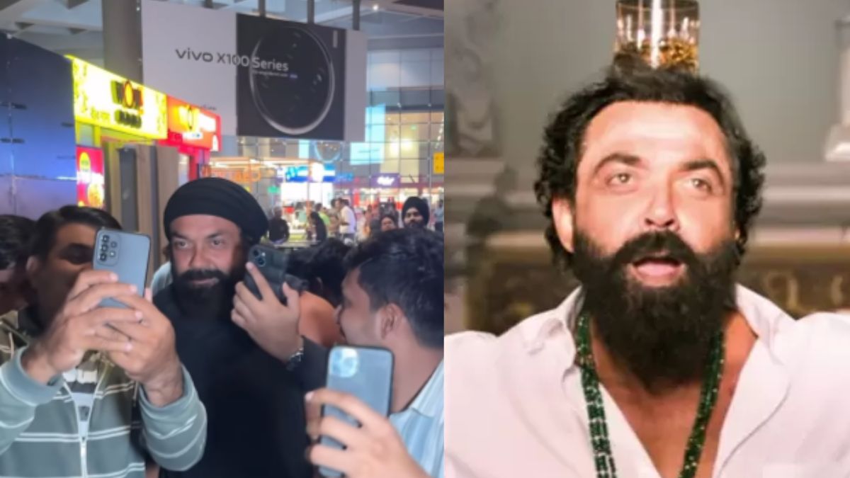 Watch: Animal actor Bobby Deol gets mobbed at Mumbai Airport, netizens say, “Agar Sunny hota to…”