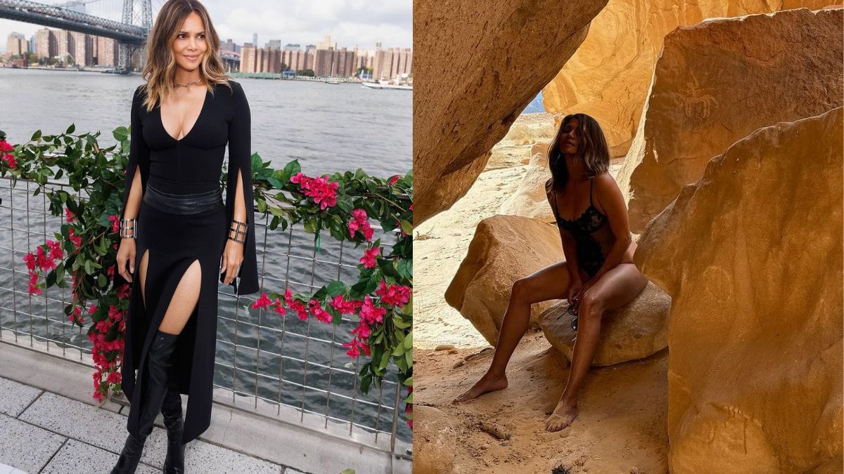 Watch: Hollywood actress Halle Berry’s swimsuit picture goes viral after fans notice mysterious object in the snap, can you spot it?