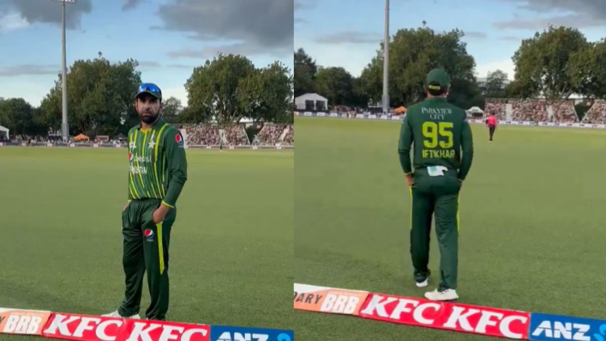 Viral Video: Pakistani cricketer Iftikhar Ahmed abuses fan for calling him ‘Chachu’, netizens say, “Bhudhape me…”