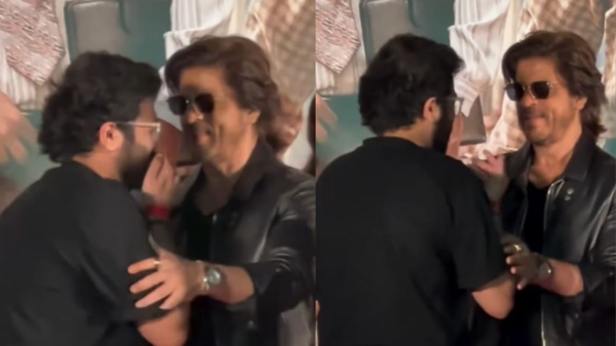 Watch: Fan cries & shivers, Shah Rukh Khan kisses his forehead; heartwarming VIDEO goes viral