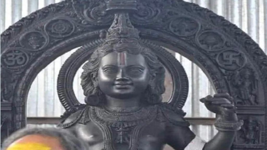 Uncovered face of Ram Lalla idol lands on social media, goes viral