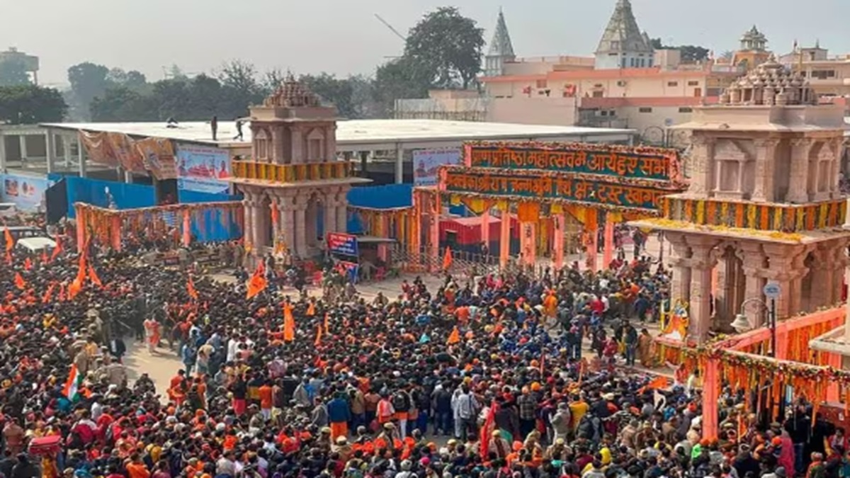 Ram Temple rush -
