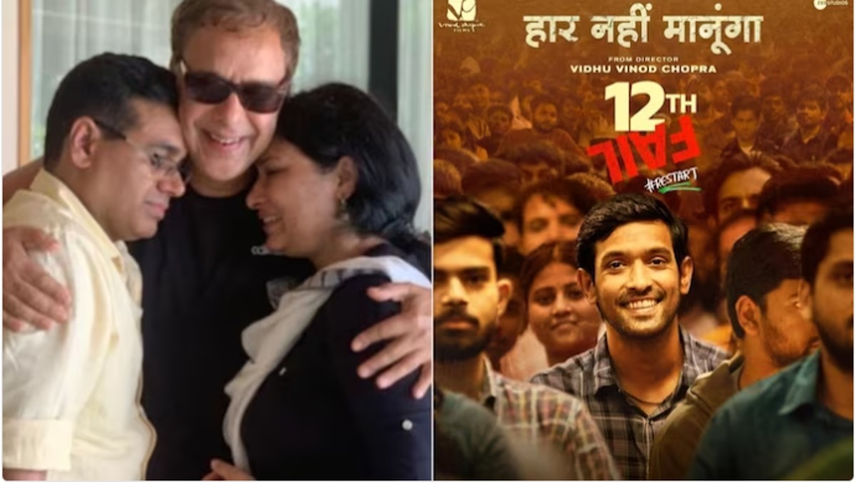 IPS officer Manoj Sharma, inspiration behind ’12th fail’ got teary-eye after meeting Vidhu Vinod Chopra (VIDEO)