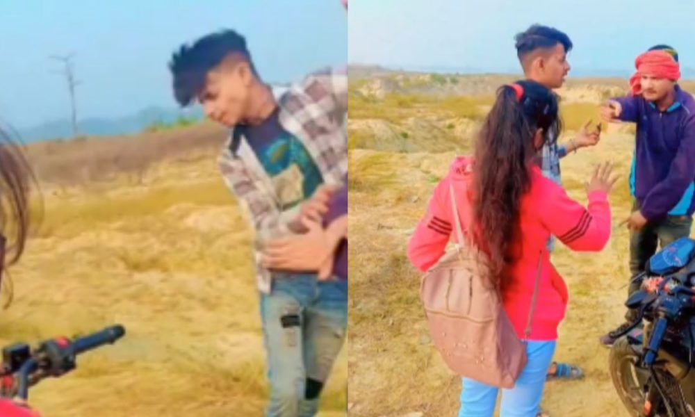 Valentine’s Week: Goons harass couple for allegedly getting intimate in open area, viral video leaves netizens fuming