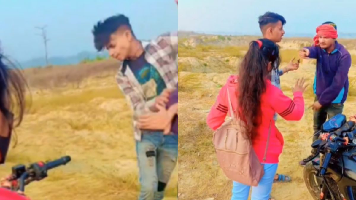 Valentine’s Week: Goons harass couple for allegedly getting intimate in open area, viral video leaves netizens fuming