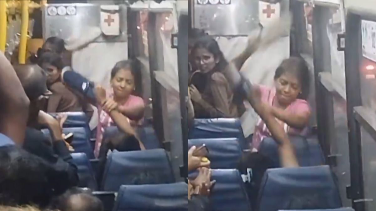 Viral Video: Bengaluru women mercilessly beat each other with slippers in moving bus, passengers watch in horror 