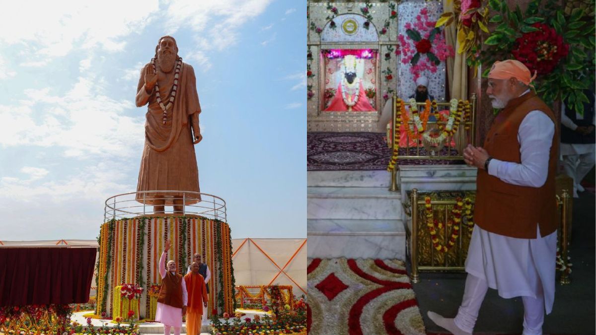 PM addresses on the occasion of 647th Birth Anniversary of Sant Guru Ravidas in Varanasi, visits Shri Ravidas Janmasthali Temple