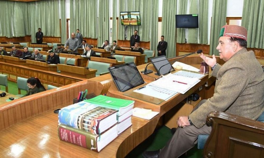 Chaos in Himachal Pradesh Assembly; Speaker suspends 15 BJP MLAs