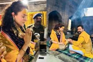 Watch: Kangana Ranaut offers prayers at Shaktipeeth Jawla Ji and Bagalmukhi Ji shrines on 37th birthday, shares pictures with fans