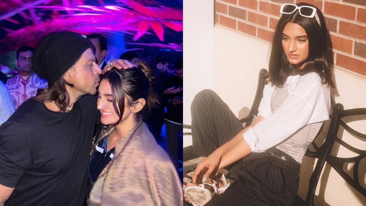 Who is Alviaa Jaaferi? Social media sensation kissed by Shah Rukh Khan in Anant Ambani’s pre-wedding bash