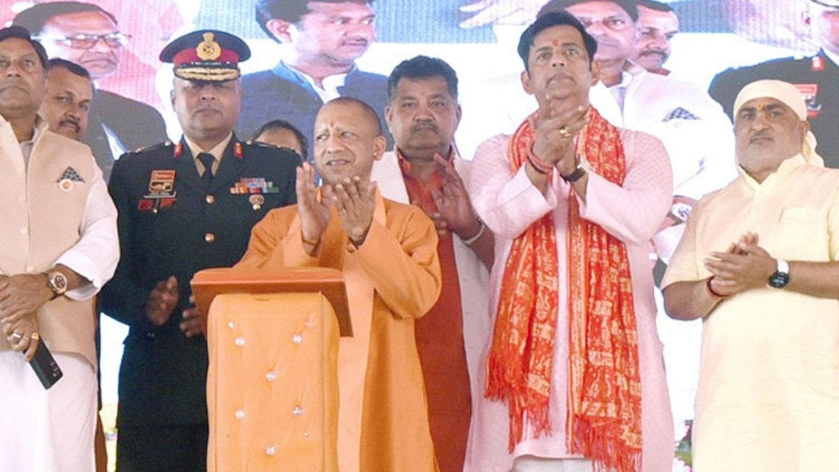 CM Yogi performs bhoomi-pujan and lays foundation stone of NCC Training Academy in Gorakhpur