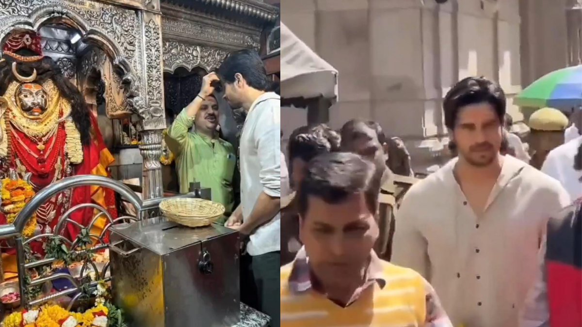 Watch: Siddarth Malhotra visits Kashi Vishwanath and Kaal Bhairav temple, seeks blessing of Lord days ahead of Yodha’s Release
