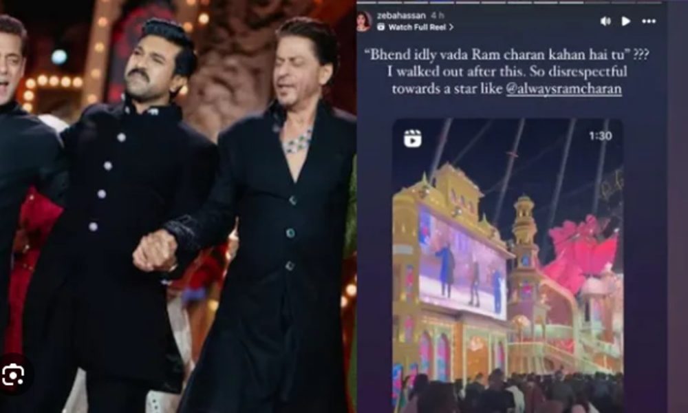 Ram Charan fans irked after SRK called him ‘Idli’ in the Pre-Wedding bash of Ambanis